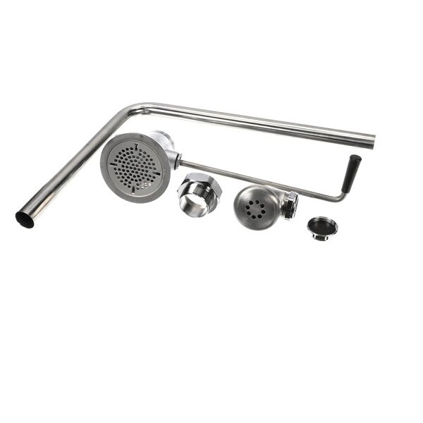 T&S Brass Waste Twist, 3-1/2 X 2 W/ Overflow, Npt Adapter B-3950-01 - main